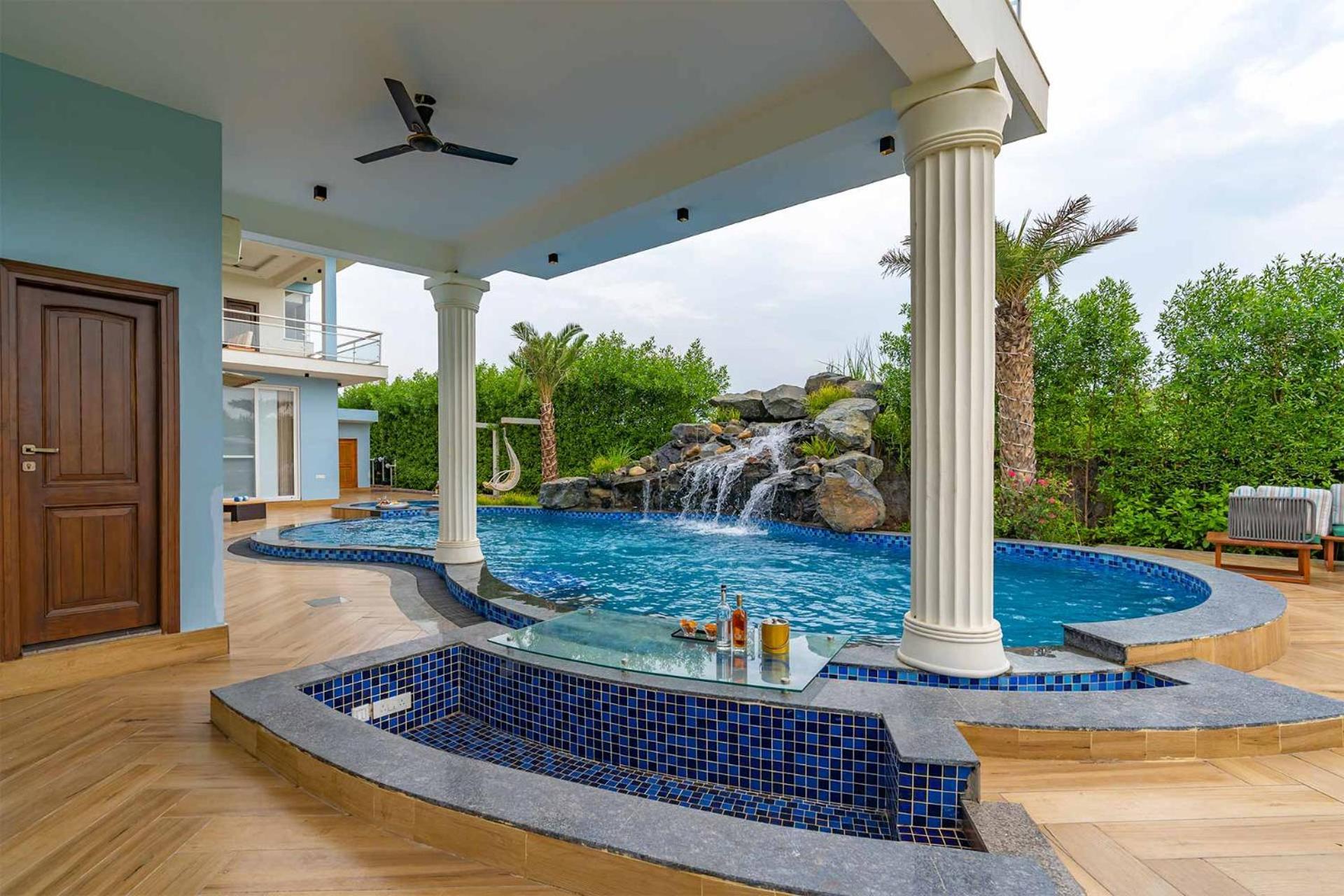 Stayvista At Serenity Farms With Pool, Lawn, Bonfire & Bbq Sohna Eksteriør billede